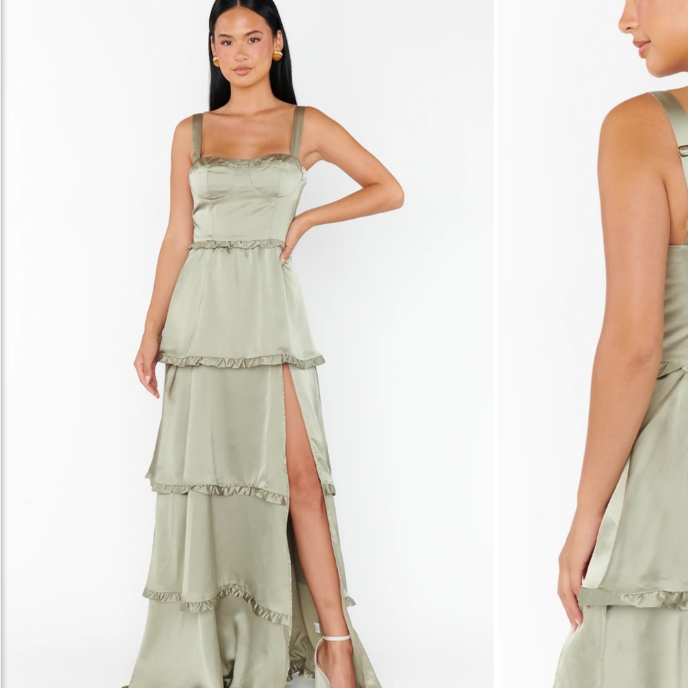 Show me your mumu lady corset maxi dress NWT